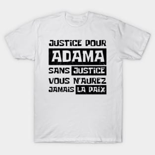 Justice Pour ADAMA T-Shirt